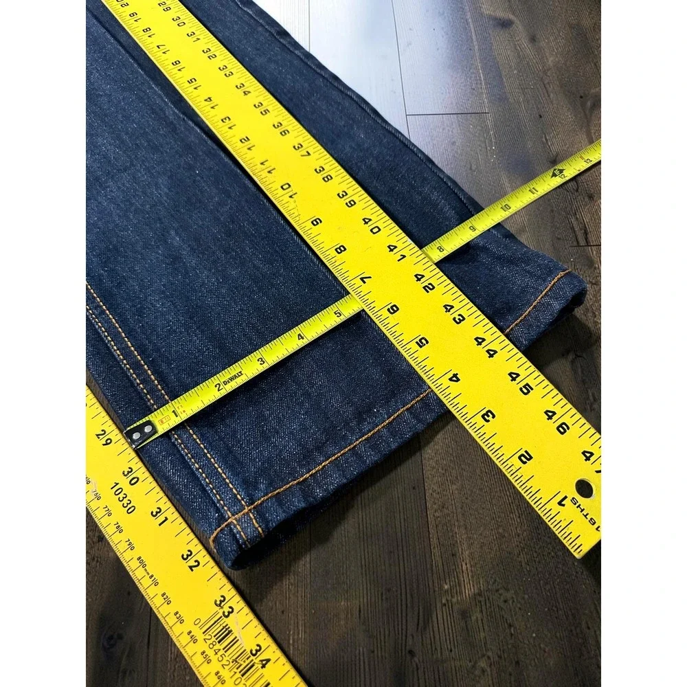 Rocawear Original Fit Jeans Mens 36x32 Blue Baggy WideLeg Embroidered Y2K HipHop